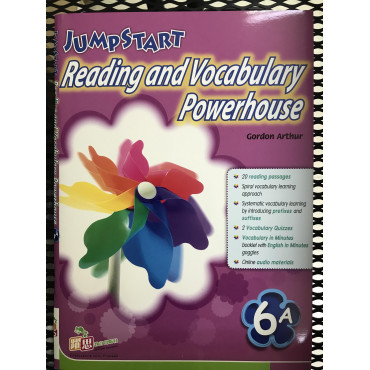 【$136/4本】 JumpStart Reading & Vocab Powerhouse (6A)