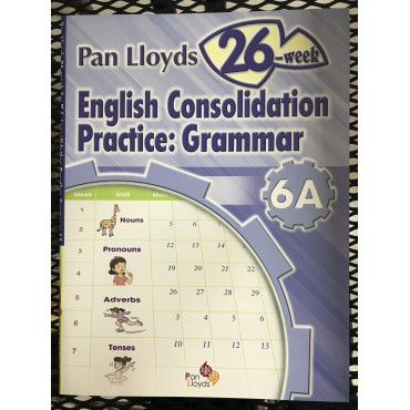 【$136/4本】 Pan Lloyds 26-week English Consolidation Practice: Grammar (6A)