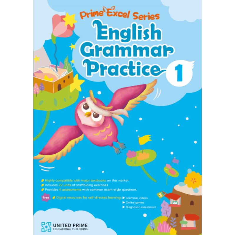 買2件或以上送ToteBag*【多買多折】Prime Excel Series: English Grammar Practice P1