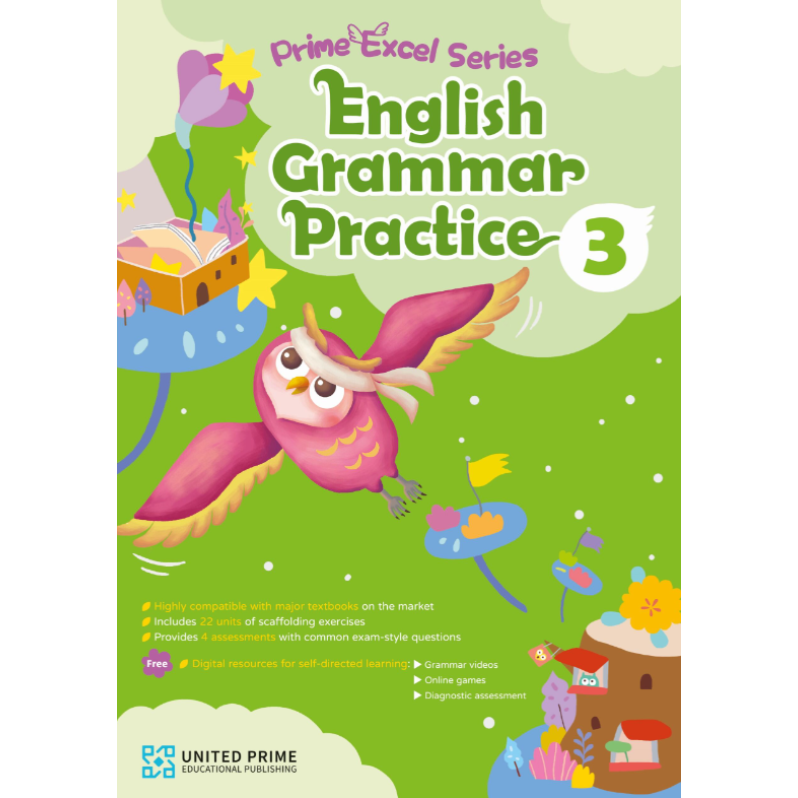 買2件或以上送ToteBag*【多買多折】Prime Excel Series: English Grammar Practice P3