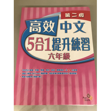 【半價】高效中文5合1提升練習(第二版) 6年級